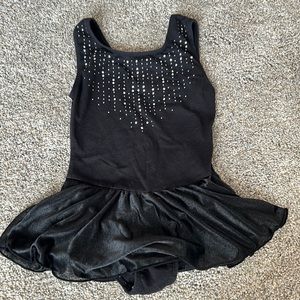 Girls black leotard